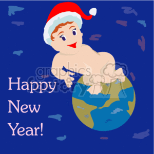 baby new year clipart. Royalty-free image # 145169