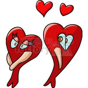valentines day holidays love hearts heart couples  FHH0121.gif Clip Art Holidays Valentines Day red relationship