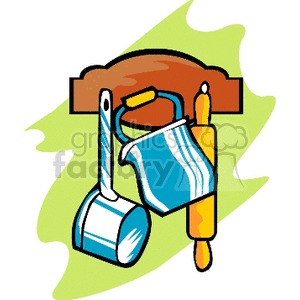   kitchen cooking pans  cooking-tools.gif Clip Art Household Kitchen 