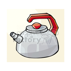   tea teapot teapots kettle kettles  kettle8.gif Clip Art Household Kitchen 