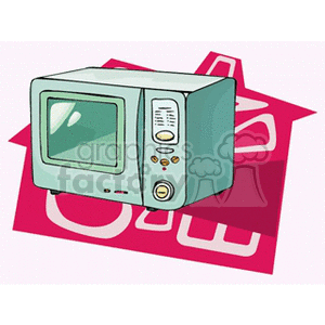 microwave clipart. Commercial use image # 148015