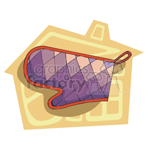 potholder clipart. Commercial use image # 148061