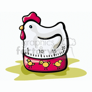 chicken timer  clipart. Royalty-free image # 148136