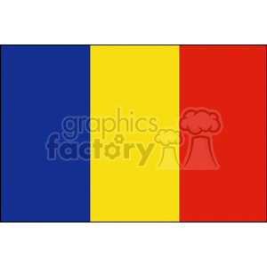Flag of Romania clipart. Royalty-free image # 148280