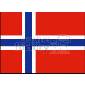 Norway Flag clipart. Royalty-free image # 148366