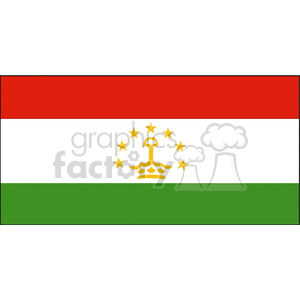   flag flags  BTP0263.gif Clip Art International Flags  Tajikistan