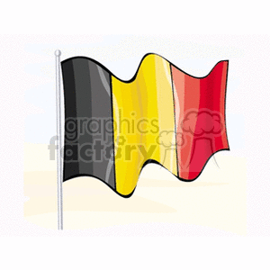 Belgian Flag clipart. Royalty-free image # 148499