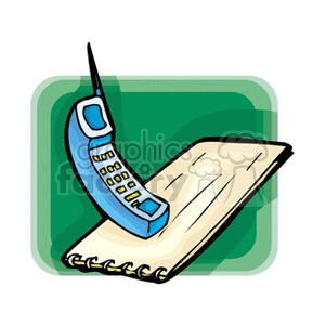cellphone clipart. Royalty-free image # 149707