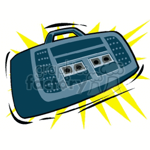 BOOMBOX01 clipart. Commercial use image # 150368