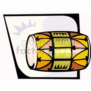single bongo clipart. Commercial use image # 150473