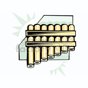 panpipe clipart. Commercial use image # 150499