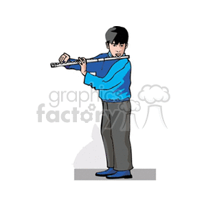 boymusician clipart. Commercial use image # 150707