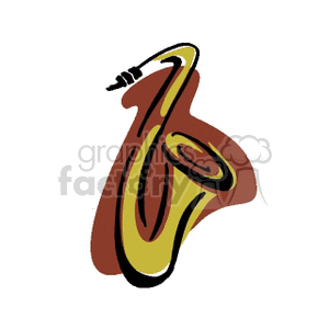 sax clipart. Commercial use image # 150735