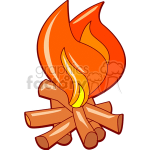  flame flames fire camp  campfire campfires camping fires  fire202.gif Clip Art Nature  scouts scouting boy