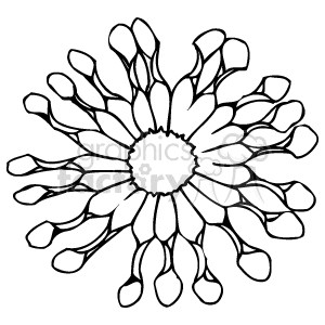 Plnts006_bw clipart. Royalty-free image # 151118