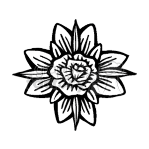 floral_bw3 clipart. Commercial use image # 151227