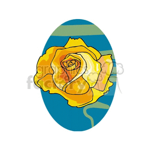 yellow roses clipart. Royalty-free image # 151361