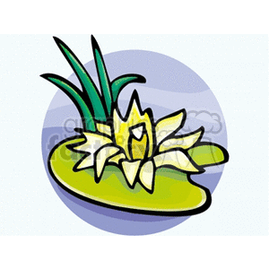 lilypad clipart. Royalty-free image # 152118