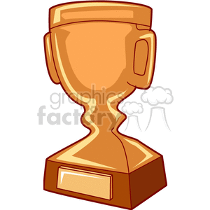 Trophy award clipart. Commercial use image # 153659