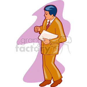   salesman man guy business suits file files document documents  businessman313.gif Clip Art People 