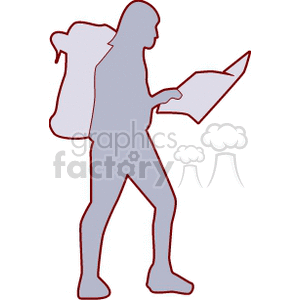 hiker401 clipart. Royalty-free image # 154446