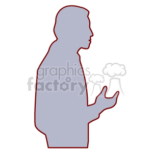   silhouette silhouettes man guy people  man427.gif Clip Art People 