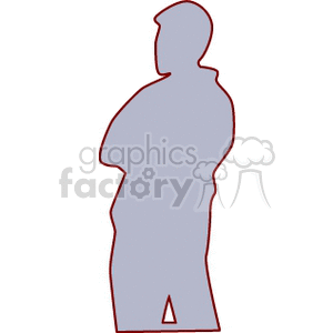   silhouette silhouettes man guy people  man435.gif Clip Art People 
