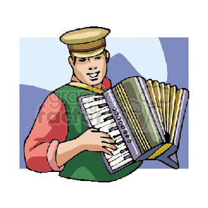   music musician people accordian accordians man guy people  musician2.gif Clip Art People 