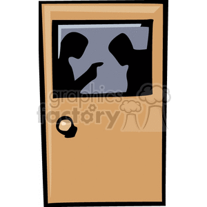 Principle disciplining a chid for causing trouble clipart. Royalty-free image # 155721
