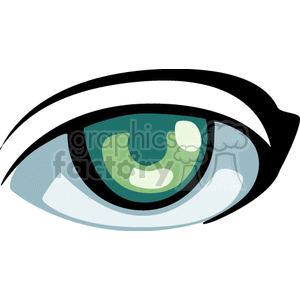 green eye clipart. Commercial use image # 156013