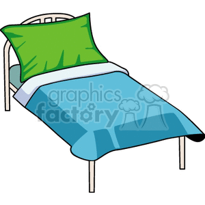   bed beds furniture  PPB0105.gif Clip Art People Babies 