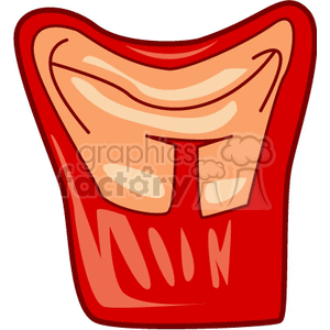 Goatee and mouth clipart. Royalty-free image # 157185