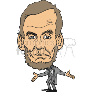 president presidents american political cartoon funny people Abraham lincoln abe   pres16_Abe_Lincoln_c Clip Art People Government 