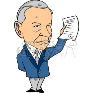 30th President of the United States Calvin Coolidge    clipart. Royalty-free icon # 157935