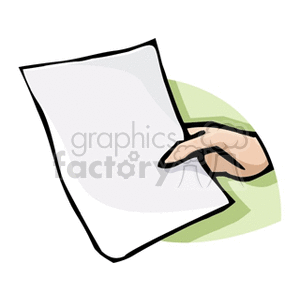   hand hands document documents papers  handblank.gif Clip Art People Hands 