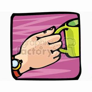 handcup clipart. Royalty-free image # 158301