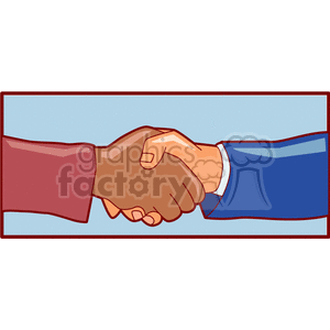 handshake301 clipart. Royalty-free image # 158387