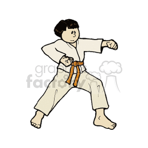 karateboy clipart. Royalty-free image # 159051