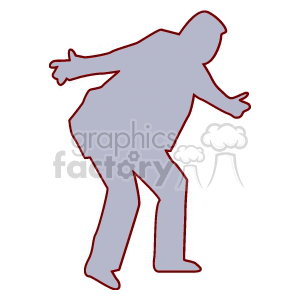 businessman403.gif Clip Art People Occupations professional industry industrial silhouette outline shadow dark hey bow bowing bending 