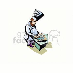   chef cook cooking food bake baker cooks  cook2.gif Clip Art People Occupations 