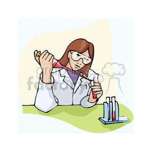   scientist scientists doctor doctors test experiment experiments  druggist.gif Clip Art People Occupations 