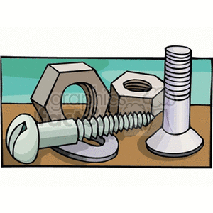 fixingbolts clipart. Commercial use image # 160191