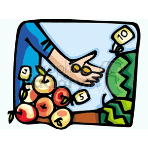 farmers market clipart. Royalty-free image # 160314