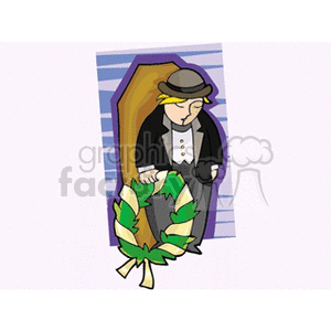 mortician clipart. Royalty-free image # 160328