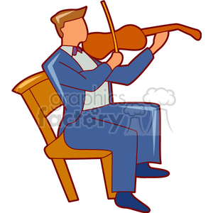   music musical violin violins  orchestra300.gif Clip Art People Occupations 