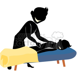 cartoon massage