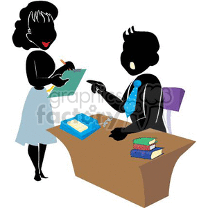  people job jobs work working occupation occupations career careers secretary office boss notes   jobs-122105-058 Clip Art People Occupations 