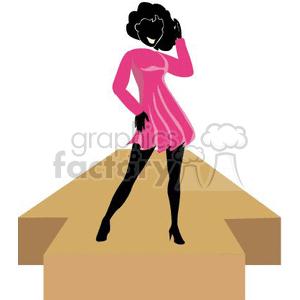female model clipart. Royalty-free image # 161396