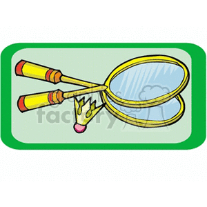 badminton clipart. Commercial use image # 163799