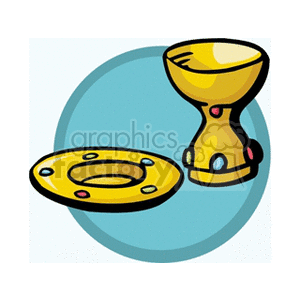   religion religious chalice cup cup gold  goldchalice.gif Clip Art Religion 